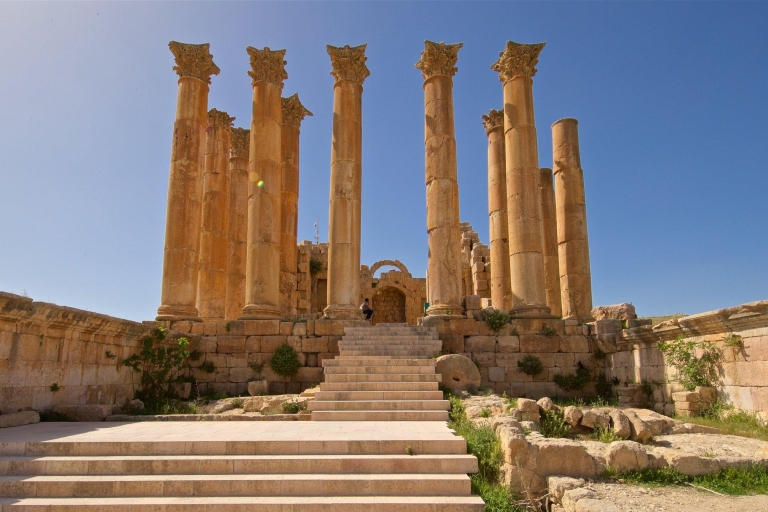 4-dniowa prywatna wycieczka: Jerash, Amman, Petra, Wadi-rum i Morze Martwe.Tylko transport
