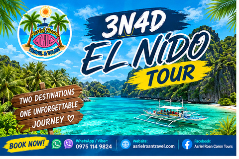 From Coron: El Nido 3-Night Tour with Island Hopping