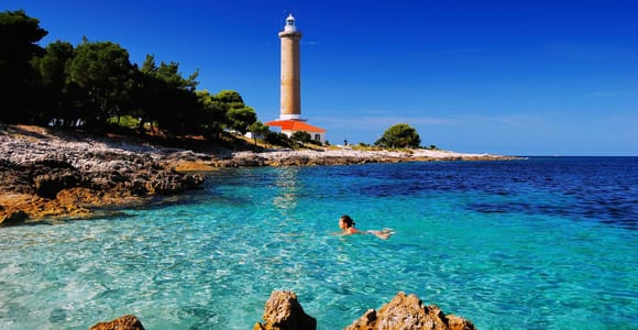 Zadar: Bootstour zum Strand von Sakarun und zur Insel Dugi mit Mittagessen