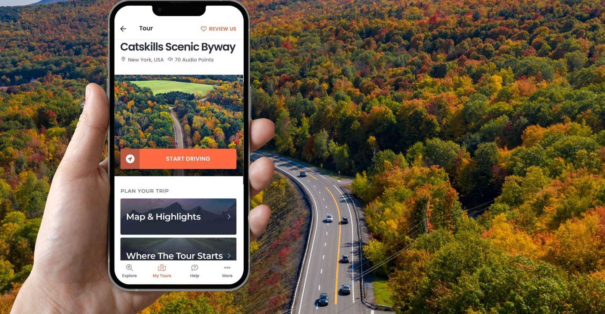 Catskill Mountains Byway, Self-Guided Audio Driving Tour - Hizvo
