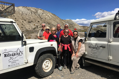 Von Almeria aus: Tabernas Wüste 4WD TourTabernas Desert 4WD Adventure auf Englisch und Spanisch