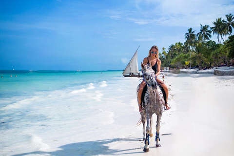 Zanzibar: Zwemmen met paard en heldere kajaktocht