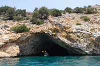 Naxos, Sea Kayak Trip at Rina Cave with Snorkeling & Picnic - Housity