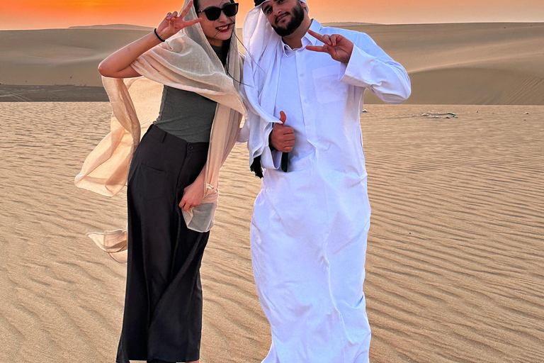 Desert Safari Qatar Camel Sandbording sunrise/sunset tour