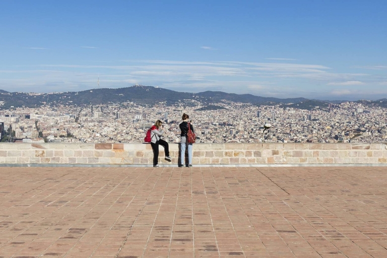Barcelona Cable Car Sky Views, Magic Fountain & Castle Visit Tour in English
