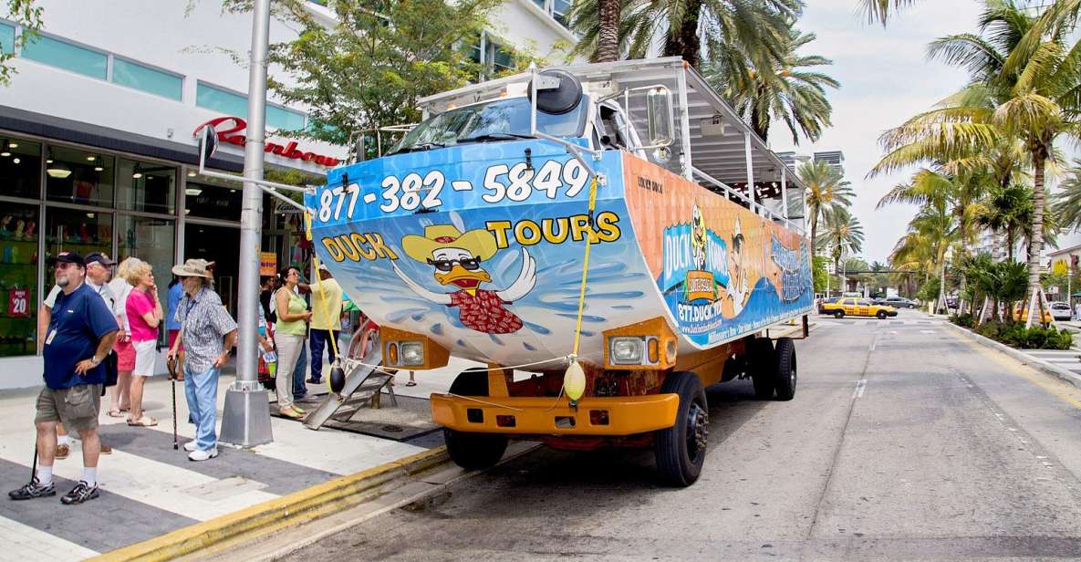 Miami Excursion Duck Tour à Miami Et South Beach Getyourguide 