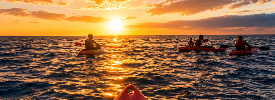 Porís Candelaria - Cueva Bonita : itinéraire en kayak au coucher du soleil