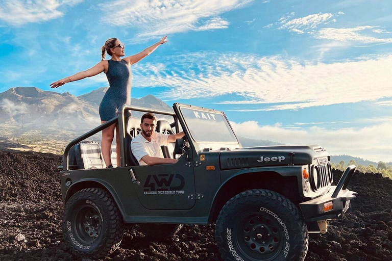 Bali: Shared Mount Batur Sunrise Jeep Tour with Hot Springs Shared Jeep Tour and Hot Spring with Transfer