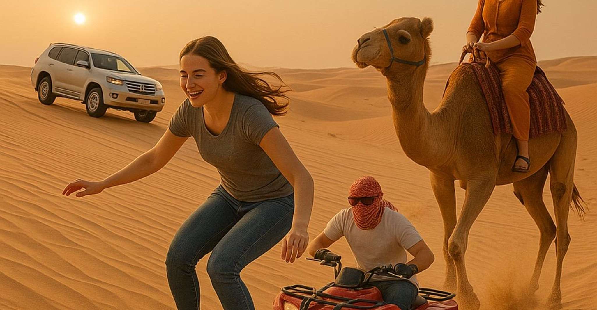 Doha: ATV, Quad/Buggy Dune Bashing, Camel Ride, Sandboarding photo 5