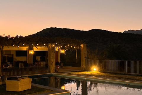 Santiago: Vinicola Monteluz Sunset Party Experience 360