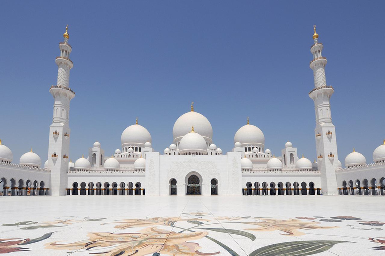 Dubai: Abu Dhabi Mosque and Ferrari World Tour with Tickets