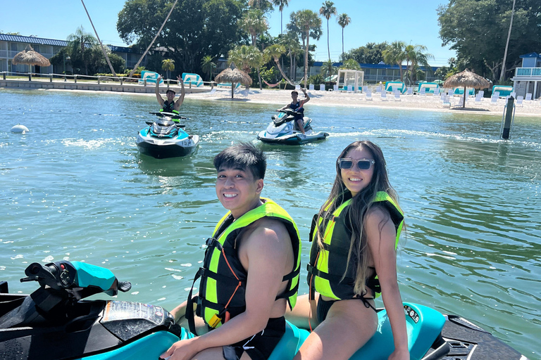 St. Pete: Guided Jet Ski Tour with Island Hopping