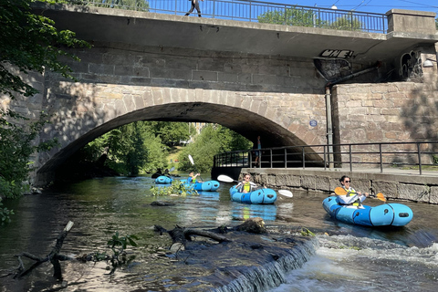 Oslo: Akerselva River Packrafting Tour with Guide