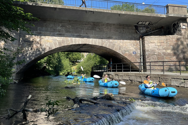 Oslo: Akerselva River Packrafting Tour with Guide