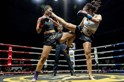 Phuket: Patong Boxing Stadium Muay Thai Official Ticket VIP Ringside Seat with Complimentary T-shirt