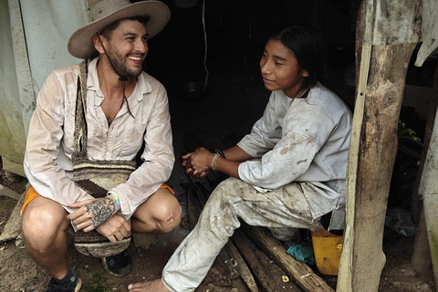 Minca : soirée autour d'un feu de camp, cérémonie du cacao indigène et musique Wiwa