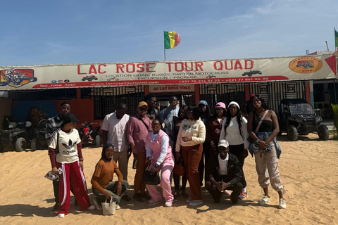 Dakar: Pink Lake Tour with Quad Bike + Pirogue and Lunch Included Dakar: Tour to the Pink Lake with Quad + Pirogue and Lunch included