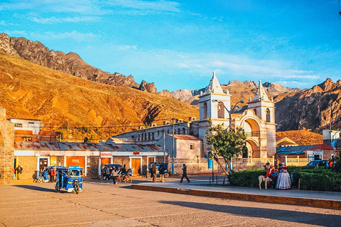 Escursione di un giorno nel Canyon del Colca + trasferimento a Puno con i pasti