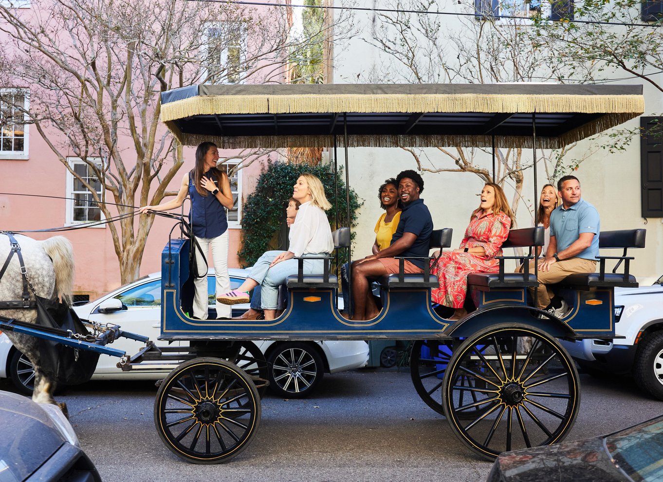 Charleston: Hestevognstur i centrum