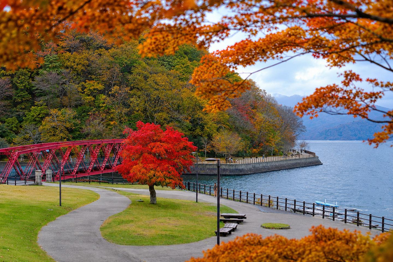 Sapporo: Private Summer Getaway to Lake Shikotsu & Lake Toya Shikotsu, Toya & Noboribetsu | Up to 9 Guests