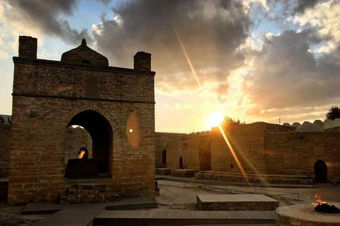 Baku Departure: Gobustan Mud Volcanoes, Ateshgah & Yanardag