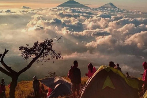Monte Sumbing: un'epica avventura di trekking e campeggioSumbing: escursione di 1 giorno con NepalVanJAVA / pernottamento con Garung