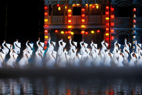 From Da Nang: Basket Boat, Old Town & Hoi An Memories Show Basket Boat, Hoi An and Memories show | Only 4s private car