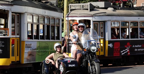 Lisbon & Cristo Rei: 2-Hour Sidecar Tour