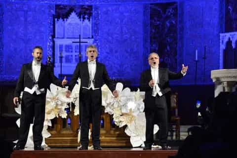 Rome : les Trois Ténors – airs d'opéra, chansons napolitaines et ballet