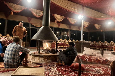 Wadi Rum: 2-Day Jeep Tour, Hiking, and Camping Tour Hot Balloon Tour