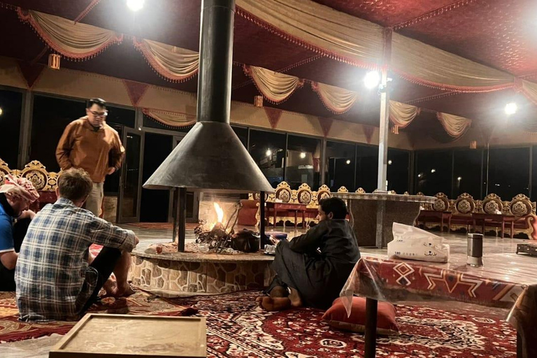 Wadi Rum: 2-Day Jeep Tour, Hiking, and Camping Tour Hot Balloon Tour