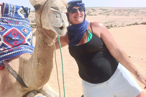 Agadir: Taghazout, Aghroud Village & Timlalin Desert Tour