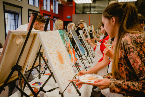 Neonfarben und Wein in WarschauNeonfarbe und Wein in Warschau