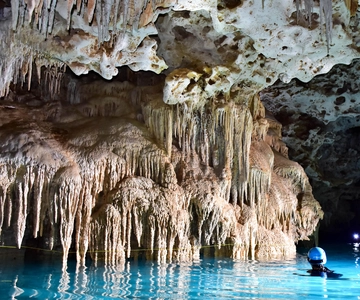 Playa del Carmen: Río Secreto-grotten tour met buffet