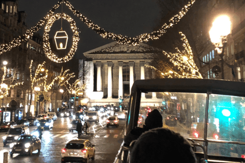 Paris: Christmas Lights Night Tour by Open-Top Bus 24-Hour Hop-on, Hop-off Tour & Christmas Lights Night Tour