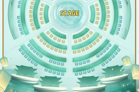 Chengdu: Immersive Hot Pot Meal Show with Hanfu Rental Regular Seat Dinner+Costume+Makeup（to book 3days in advance）