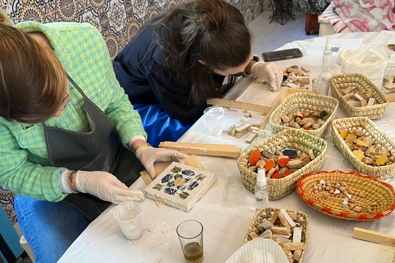 Marrakech: Zellige Werkstatt zur Herstellung deines eigenen Kunstwerks