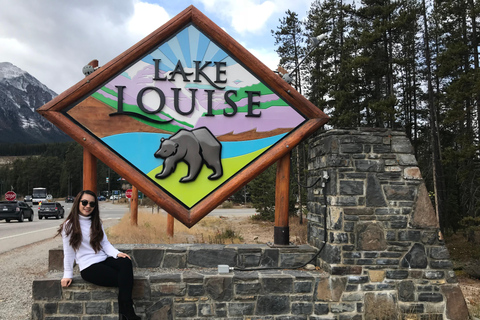 Calgary/Banff: Tocht naar Lake Louise, Moraine &amp; Johnston CanyonVan Banff