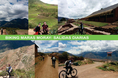 Cusco: Dia inteiro de bicicleta em Maras Moray