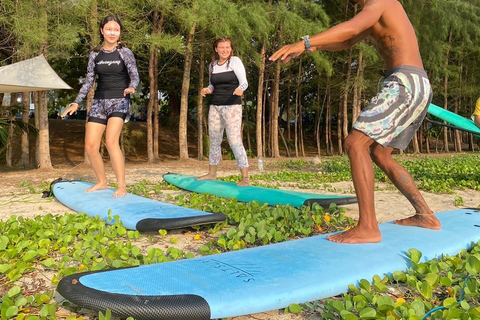 Khao Lak: Surfing Lesson with All Day Surfboard and Drink Meeting Point Option