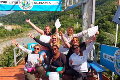 Tirana: Zipline Albania Adventure, the Longest in the Balkan