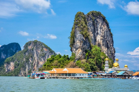 Krabi: James Bond &amp; Hong-eilanden per speedboot met kanoën