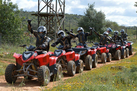 Depuis Albufeira : Paderne Adventure Quad Ride3 heures d&#039;aventure en quad (2 personnes par quad)