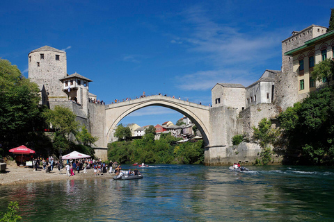 Spanish square to Old Bridge - Mostar Uncovered Tour
