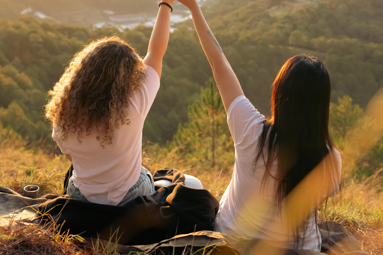Dalat: Cloud Chasing packaged hike - Sunrise Pickup Included Group Packaged Tour - Free photo & video taken by tour guide