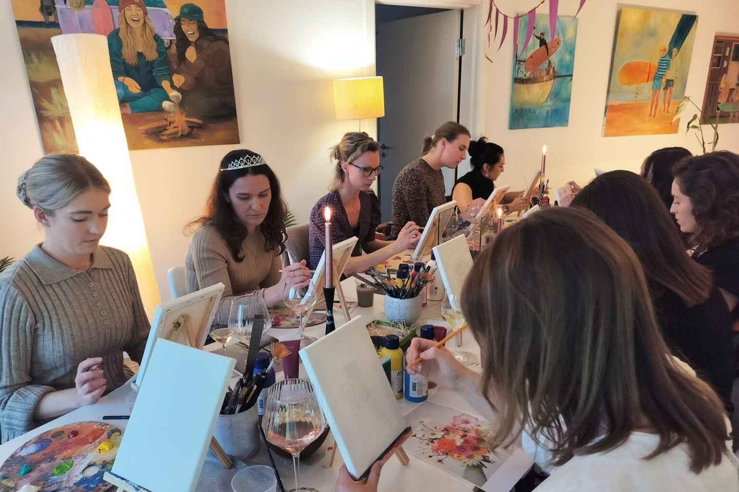 Copenhagen: Painting and Wine Workshop - Copenhagen: Painting and Wine Workshop
