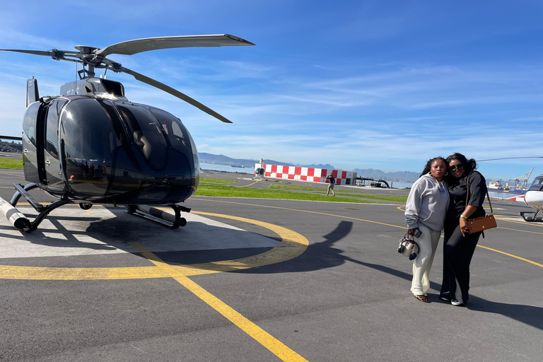 Le Cap : visite en hélicoptère (prise en charge à l&#039;hôtel)