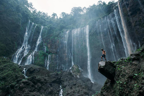 From Yogyakarta: Tumpak Sewu-Bromo-Ijen 4D3N Guided Tour Drop-off in Bali