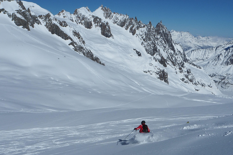 Chamonix: Descida de esqui Vallée Blanche com guia