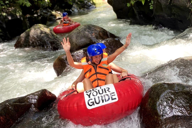 Ubud: Cave ATV, Lazy River Tubing & Zipline in Rice Terrace River Tubing only - No Other Activities